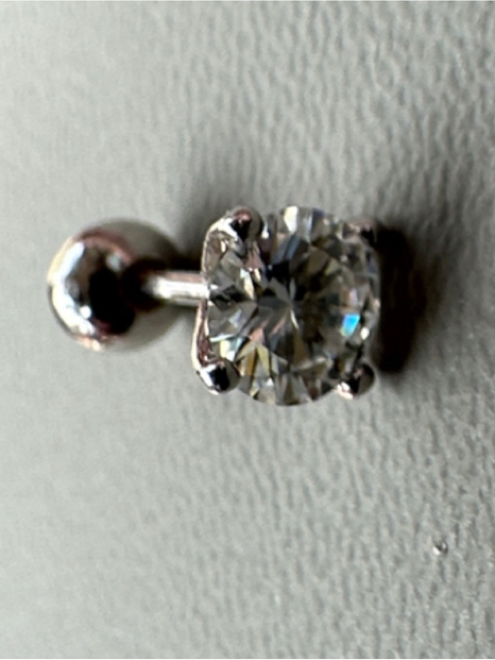 1.0ct Moissanite S925 Solid Silver Stud Earrings - Silver